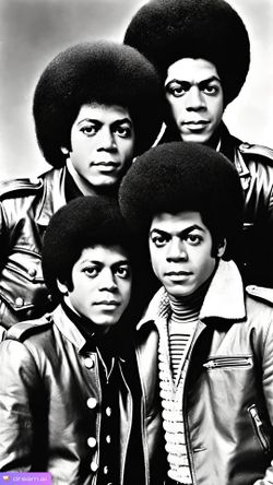 Jackson 5 Art Poster Print Motown