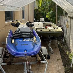 1997 Yamaha, In GREAT condition, 16 Ft Skiff Body with 1978 Evinrude Motor, (Project Boat) / Minn Kota Electric Motor 