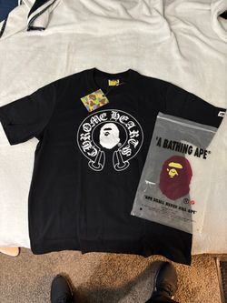 BAPE x Chrome Hearts Black Graphic Tee