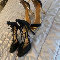 2 pairs of heels