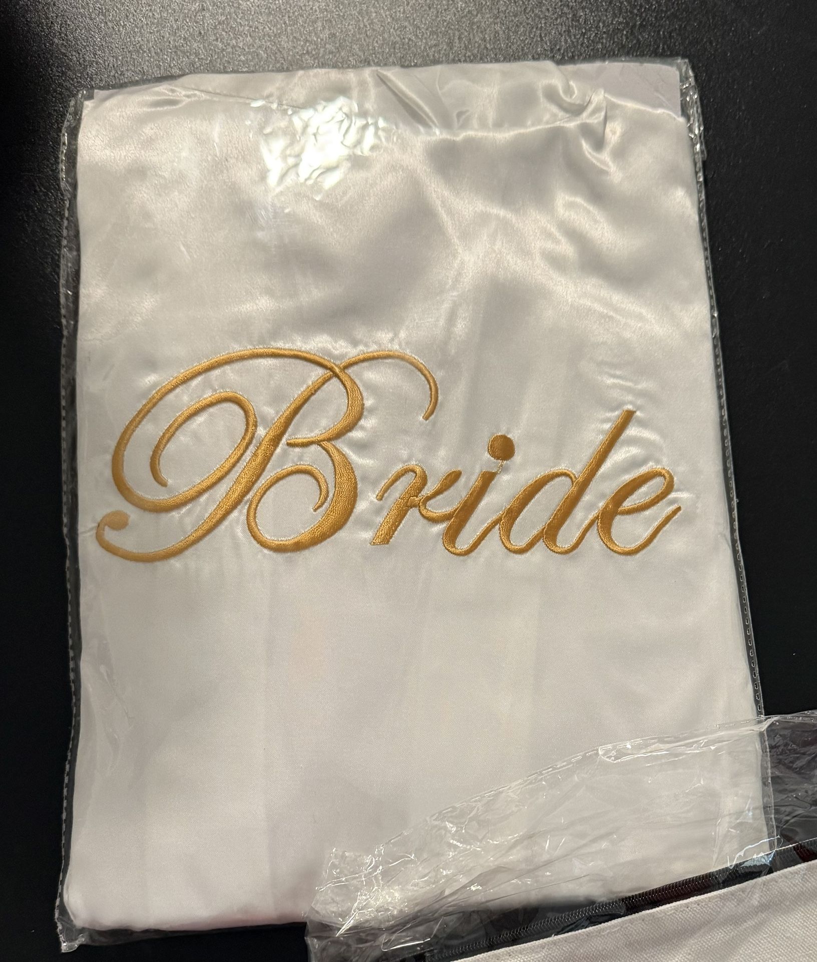 Bridal Robe And Slippers Set