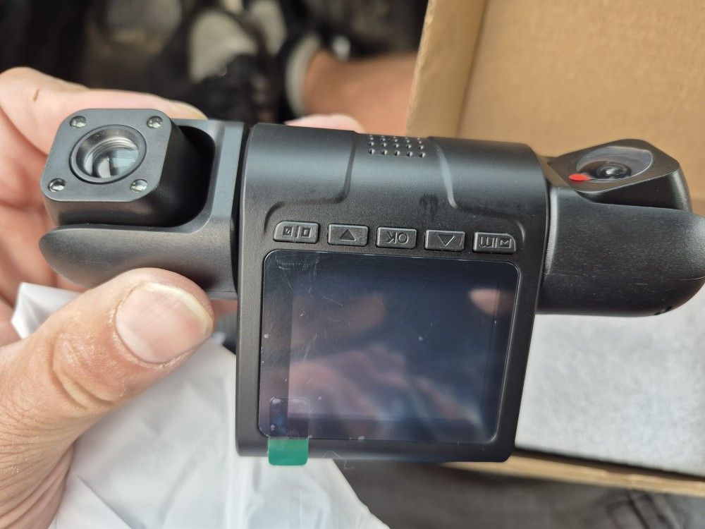 Dash Cam With Interior Camera And Rear Camera