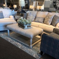 Traemore Linen Living Room Set / couches / Sofa and Loveseat 