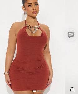 Fashion Nova Halter Mini Dress