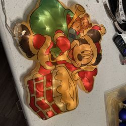 Vintage Mickey Lighted Christmas Decoration