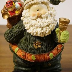 Santa In His Green XMAS Sweater