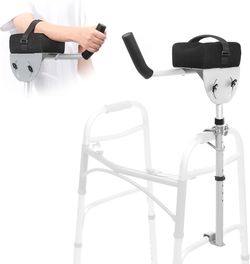 Walker Platform Attachment with Adjustable Padded Cuff - Walker Platform Accessory