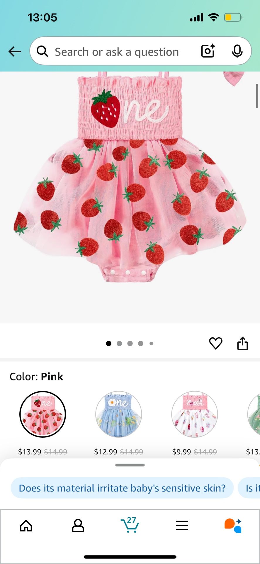 Baby Girl Birthday Dress