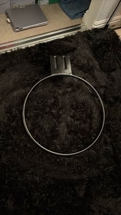 Black basketball rim