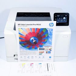 New Without Box HP Color LaserJet Pro M252dw Wireless Color Laser Printer Duplex