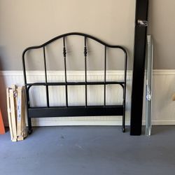 Black Metal Bed Frame
