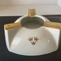 Antique Swedish American Line Ashtray 
