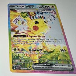 Pikachu EX Surging Sparks
