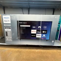65” Philips Smart 4K Led Uhd Tv