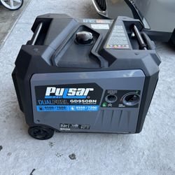 New pulsar dual fuel 9500w inverter, 30amp, 50amp and 110. Electric start & key fob. Pick up only. 