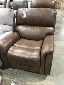 Leather Power Recliner