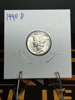 1940-D Mercury Dime – 90% Silver Denver Mint