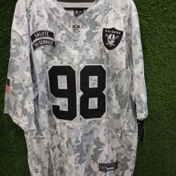 Raiders Crosby Saltue To Services Jersey Xl New With Tags Raiders 