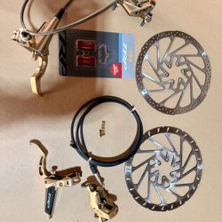 TRP DH-R Evo Brake Set Front & Rear. Freedom Coast Lever