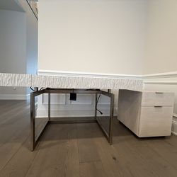 Bernhardt Desk & File cabinet