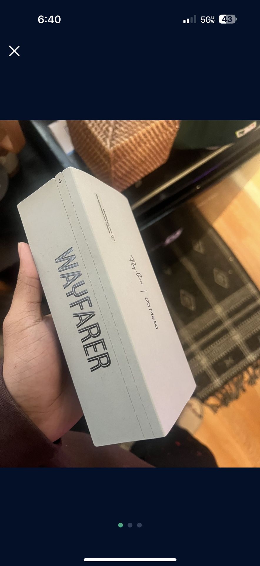 Ray Ban Meta “Wayfrarer”