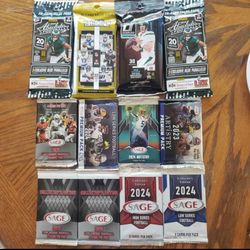 12 PACK OF NFL FOOTBALL PACKS LOT