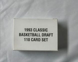 1993 CLASSIC Basketball Draft 110 Card Set