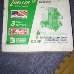 Submersible Sump Pump Zoeller