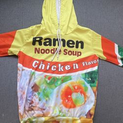 3D Graphic Ramen Noodle Hoodie Size Medium