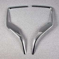 Rqing for Honda CRV CR-V/Hybrid CR-V 2021 2022 Front Fog Light Bezel Grill Bumper Cover Trims (C