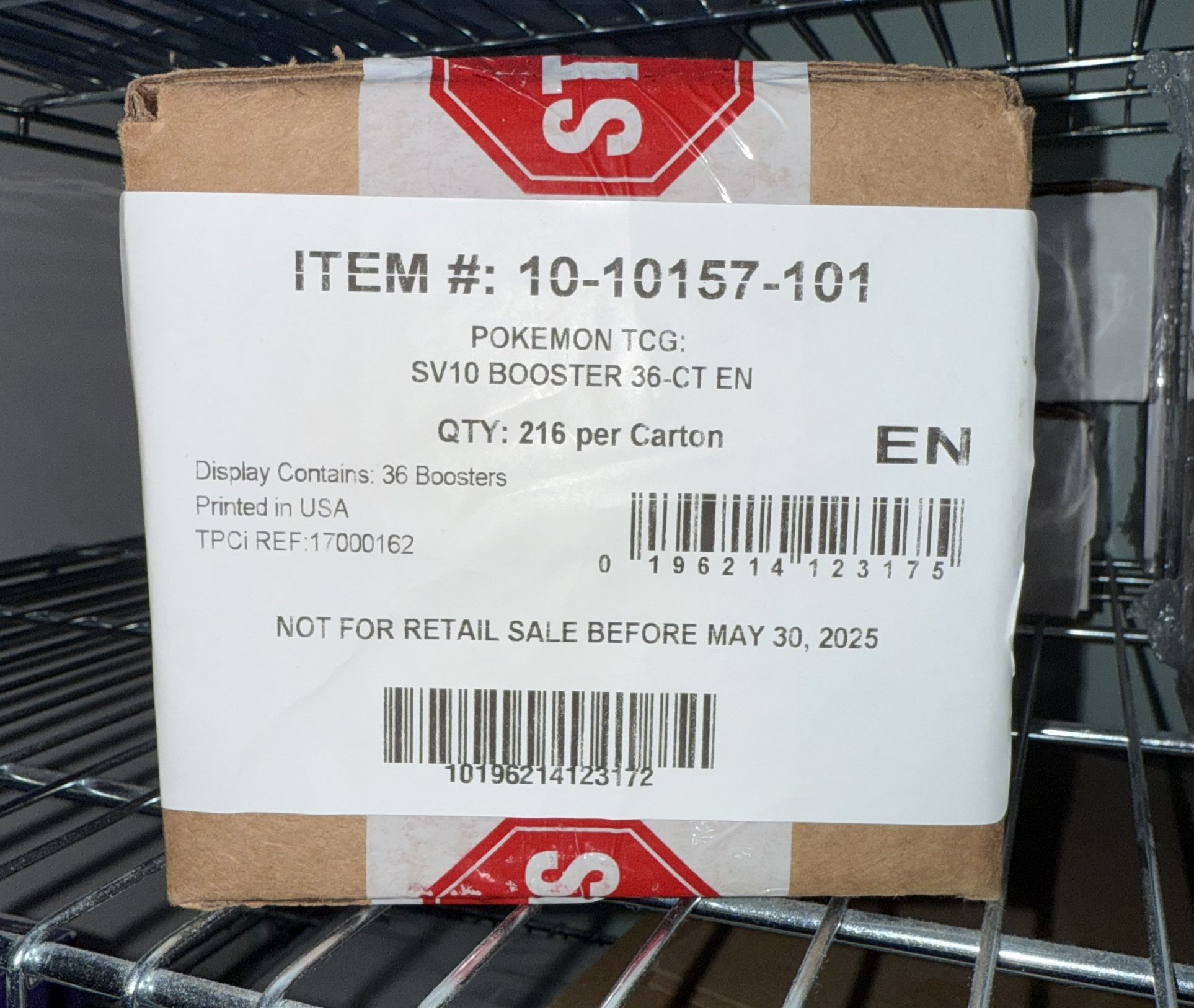 POKEMON DESTINED RIVALS BOOSTER BOX CASE