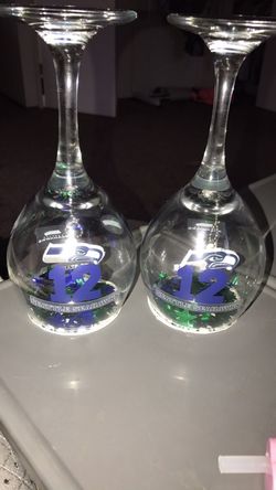 Wine glass candle holders made to order