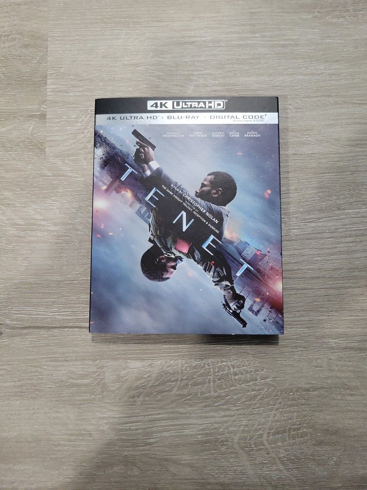 Tenet 4K UHD Blu-Ray Movie