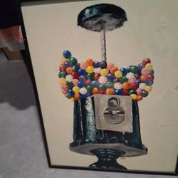 Gumball Machine Painting