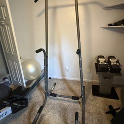 Home Pull Up and Dip Bar