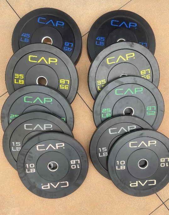 Bumper Plates +Barbell