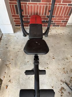 Weider Bench Set With Dumbbells