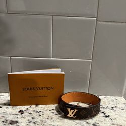 Louis Vuitton Leather Bracelet 