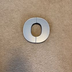 Glass Letters J & O