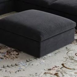 Black Storage Ottoman BRAND NEW