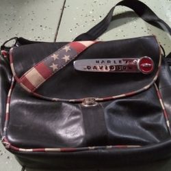Leather Harley Bag.