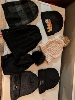 collection of beanie hats