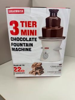 3-Tier Mini Chocolate Fountain, 22 oz, 3 Settings – Brand New