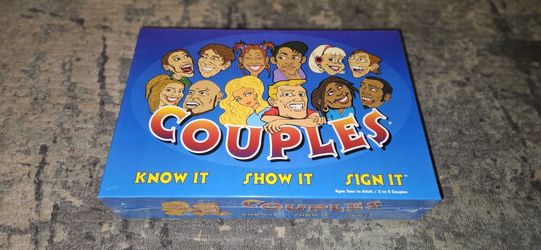 Couples - Know It Show It Sign It Board & Card Game, Brand New & Factory Sealed!