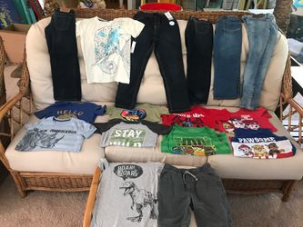 BOYS SIZE 7 SCHOOL CLOTHES CARTER'S, LEVI, NORTHPOINT, JUMPING BEANS
