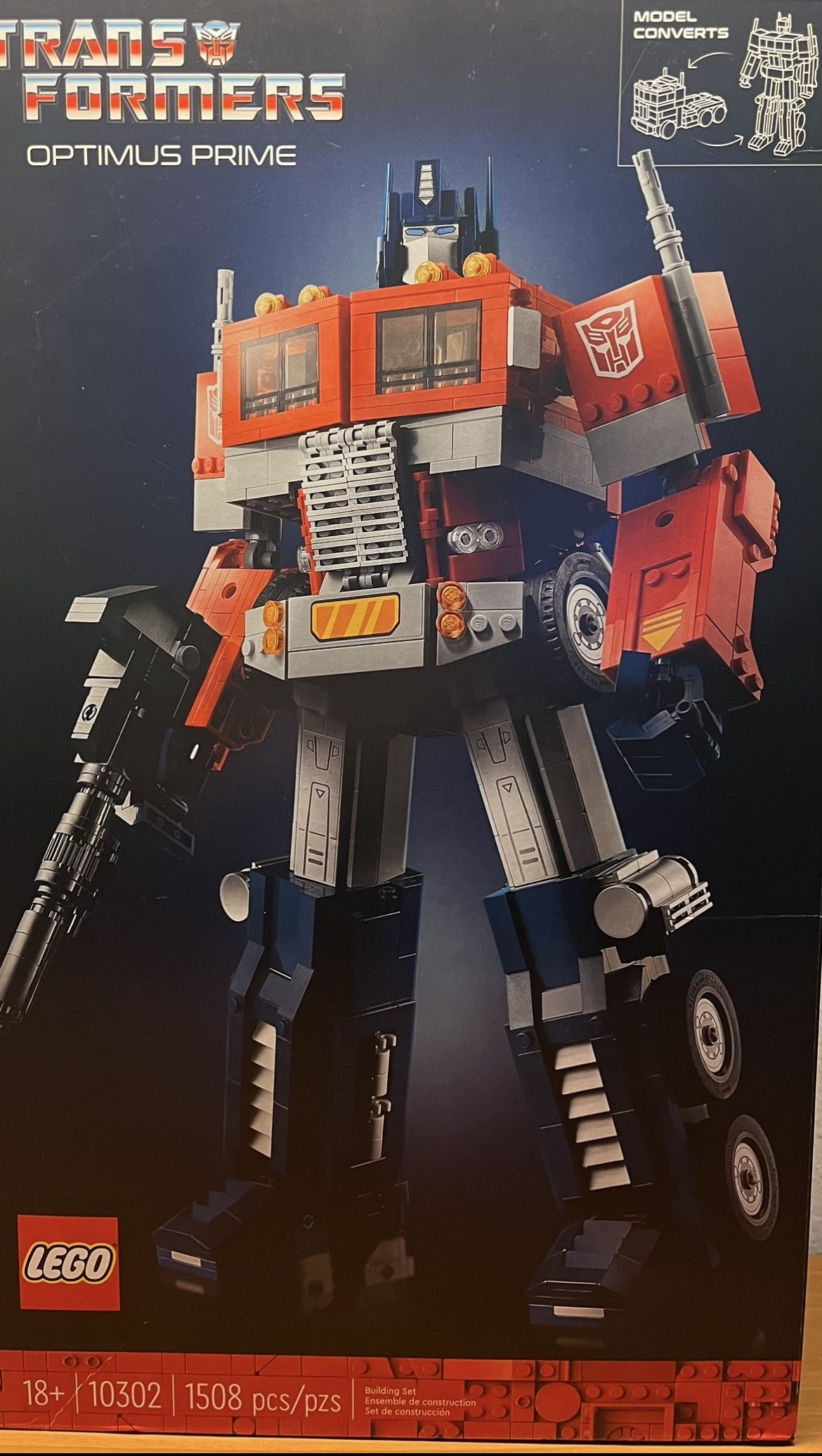 LEGO Icons Optimus Prime Set New in Box!