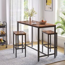 Bar Table and Chairs Set
