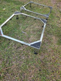 Metal stands for washer and dryer