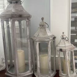 Lantern Decor with Glass, Candle Holder
