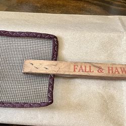 Vintage Fly Swatter With Advertising 